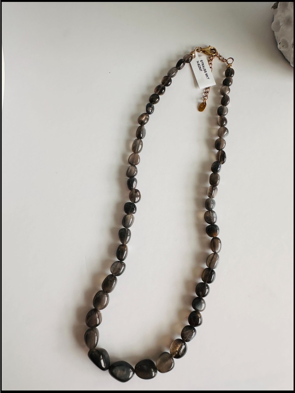 Smoky Quartz natural stone Necklace